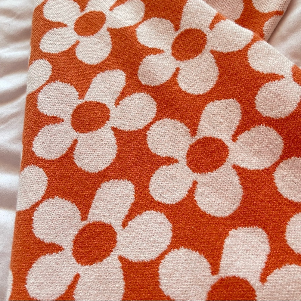 ANGELINA MINI DRESS ORANGE / WHITE (XS/S) Princess Polly - Picture 3 of 9